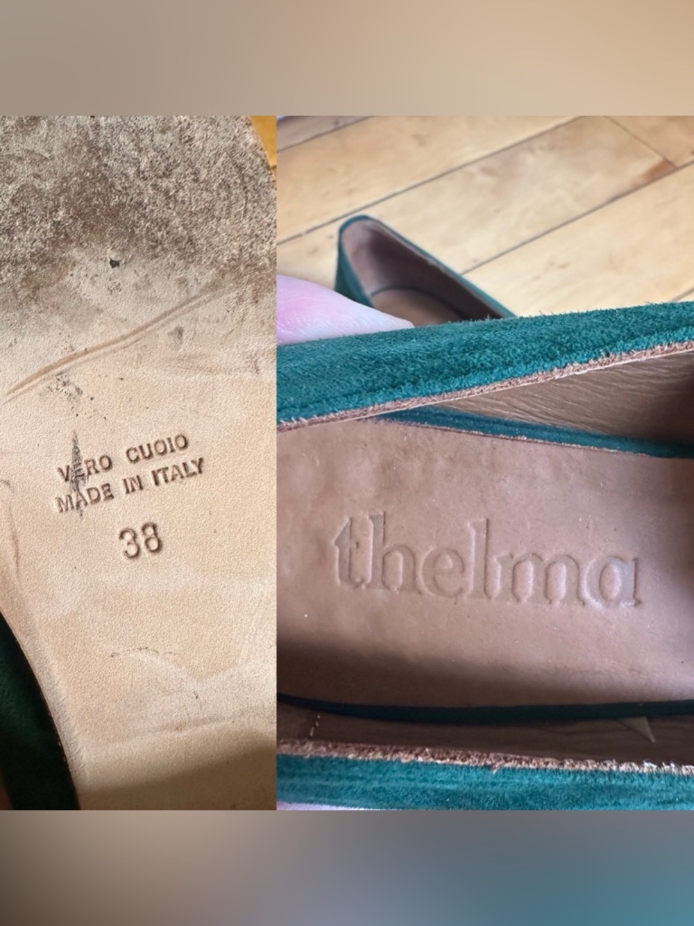 💜 Thelma Penny Loafers - Green (38) - Picture 6 of 7